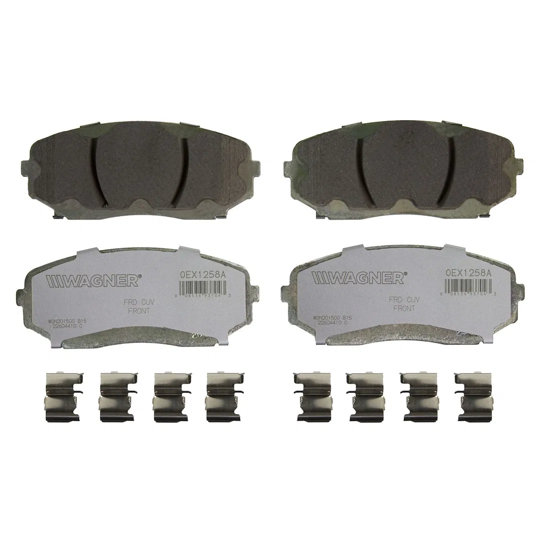 OEX1258A – WAGNER BRAKE Brake Pad, OE Replacement Premium Low-Copper Ceramic